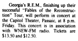 R.E.M. / Three O'Clock on Aug 30, 1985 [150-small]