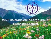 CO-ASTA Poster (2023), tags: Steve McNeal, Wes Kenney, Edward W. Hardy, Susan Chandler, John G. Hermanson, James Przygocki, Deborah Perkins, Fort Collins, Colorado, United States, Advertisement, McNeal Performing Arts Center - American String Teachers Association: Colorado ASTA Large Group Orchestra Festival on Mar 7, 2023 [169-small]