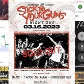 Stick To Your Guns / Dare / Firestarter / Twist of Cain on Mar 16, 2023 [482-small]