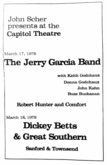 Jerry Garcia Band / Robert Hunter & Comfort on Mar 17, 1978 [765-small]