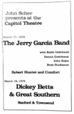 Dickey Betts & Great Southern / Sanford & Townshend on Mar 18, 1978 [766-small]