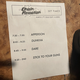 Stick To Your Guns / Dare / duhkha / Apperson on Mar 17, 2023 [898-small]
