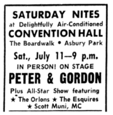 peter and gordon / The Orlons / The Esquires on Jul 11, 1964 [650-small]