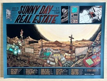 Poster design by Dan Black, tags: Sunny Day Real Estate, Gig Poster - Sunny Day Real Estate / The Appleseed Cast on Mar 19, 2023 [101-small]