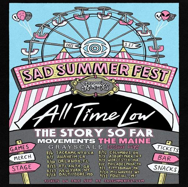 Aug 20, 2021 Sad Summer Festival / The Maine / All Time Low / The