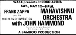 Frank Zappa / mahavishnu orchestra / John Hammond Jr. on May 12, 1973 [382-small]