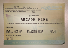Arcade Fire / Clinic / Wild Light / Pc_l on Oct 26, 2007 [814-small]