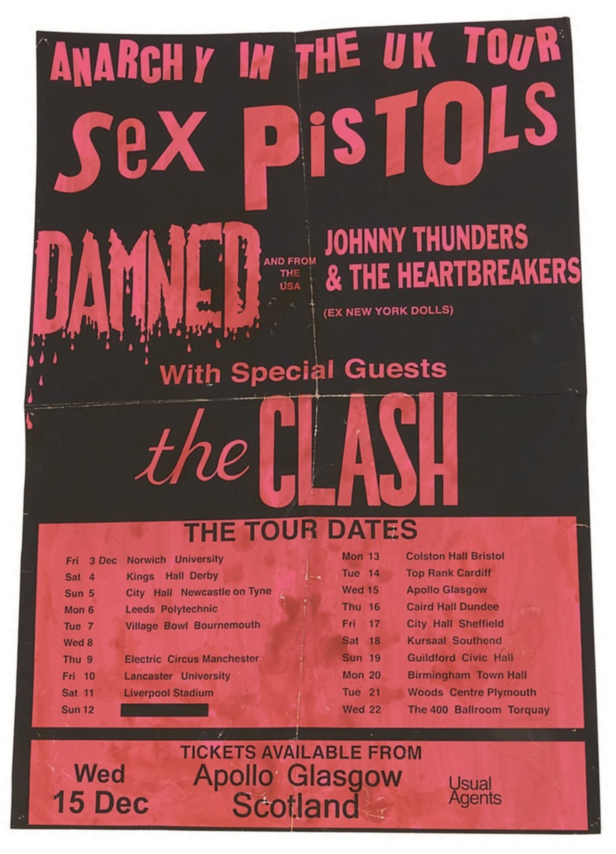 Sex Pistols Concert and Tour History Concert Archives picture image