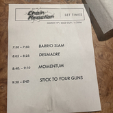 Stick To Your Guns / Momentum / Desmadre / Bario Slam  on Mar 19, 2023 [293-small]