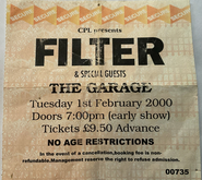 Filter / Special Guests on Feb 1, 2000 [356-small]