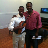 Edward W. Hardy and Norm Lewis at Carnegie Hall (backstage, 2014), tags: Norm Lewis, Edward W. Hardy, New York, New York, United States, Stern Auditorium, Carnegie Hall - The Black Stars of The Great White Way Broadway Reunion: Live The Dream on Jun 23, 2014 [672-small]