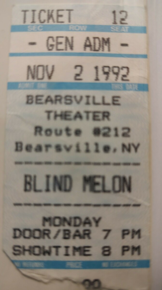 Blind Melon Concert & Tour History Concert Archives