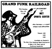 Grand Funk Railroad / Jarreau on Nov 22, 1970 [501-small]