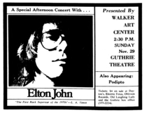 Elton John / Podipto on Nov 29, 1970 [502-small]