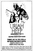 Uriah Heep / Manfred Mann's Earth Band on Jul 28, 1974 [542-small]