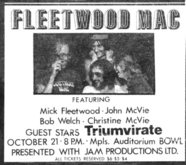 Fleetwood Mac / Triumvirate on Oct 21, 1974 [558-small]