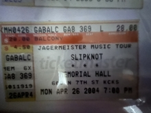 Slipknot  / Fear Factory / God Forbid / Chimaira on Apr 26, 2004 [706-small]