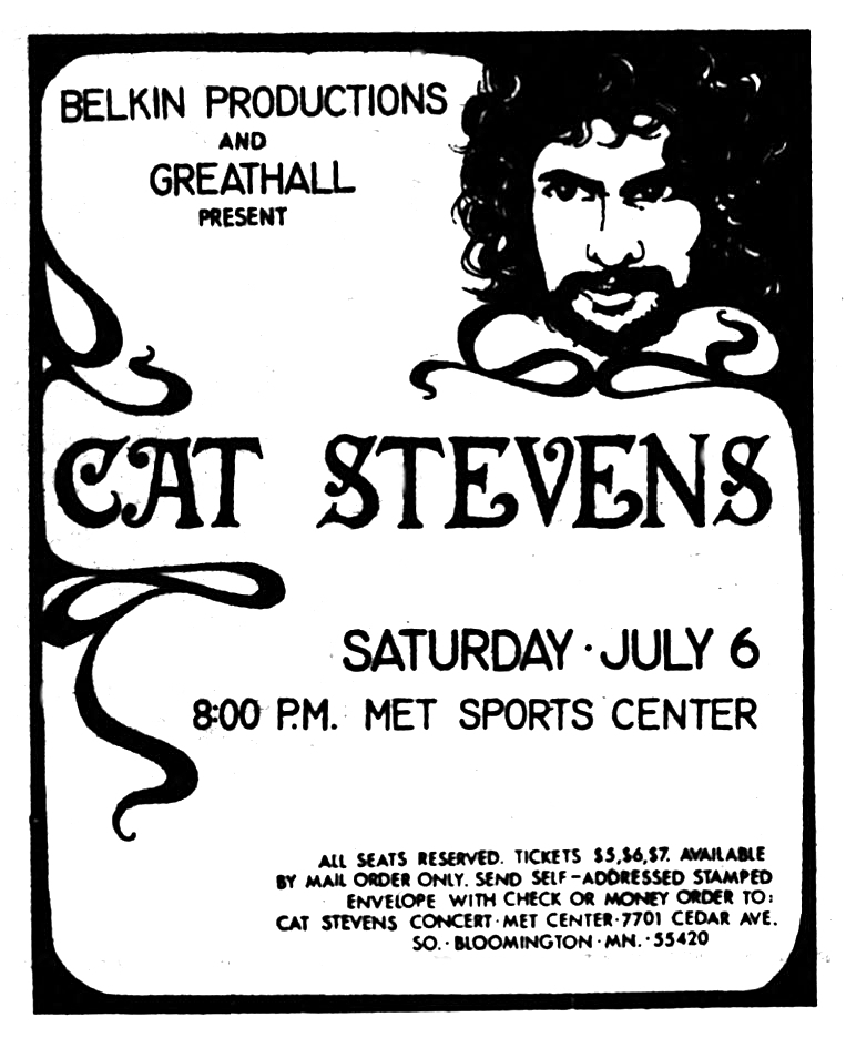Yusuf / Cat Stevens Concert & Tour History (Updated for 2023) Concert