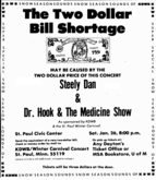 Steely Dan / Dr Hook & The Medicine Show / The Mystics on Jan 26, 1974 [938-small]