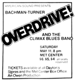 Bachman-Turner Overdrive / Climax Blues Band on May 11, 1974 [952-small]