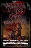 Cannibal Corpse / Obituary / Cryptopsy / Abysmal Dawn on Mar 11, 2016 [905-small]