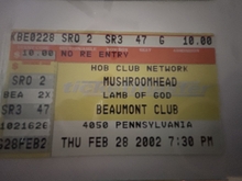 Mushroomhead / Lamb of God / Five Pointe O / Eighteen Visions on Feb 28, 2002 [267-small]