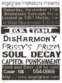 Soul Decay / Irritant / Prissy's Prizm / Capital Punishment / Disharmony on Nov 17, 2001 [562-small]