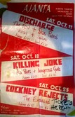 Killing Joke / Au Pairs / Dangerous Girls on Oct 18, 1980 [791-small]