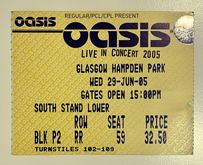 Oasis / Super Furry Animals / The Futureheads / The Stands / The Redwalls on Jun 29, 2005 [826-small]