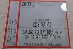 Rise Against / Berri Txarrak / A Wilhelm Scream on Sep 10, 2006 [871-small]