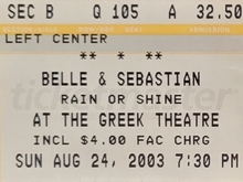 Belle and Sebastian / Bright Eyes on Aug 24, 2003 [893-small]