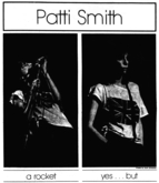 Patti Smith / Ray & Glover / nine below zero on Mar 7, 1976 [931-small]
