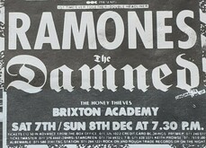 Ramones / The Damned / The Honey Thieves on Dec 7, 1991 [945-small]