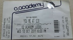 You Me At Six / Deaf Havana / Lower Than Atlantis on Oct 12, 2011 [394-small]