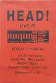 Head! / Die Bruder on Apr 14, 1989 [926-small]