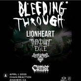 Bleeding Through / Lionheart / Thrown Into Exile / Last Of Our Kind / Cultist on Apr 1, 2023 [030-small]