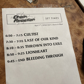 Bleeding Through / Lionheart / Thrown Into Exile / Last Of Our Kind / Cultist on Apr 1, 2023 [031-small]