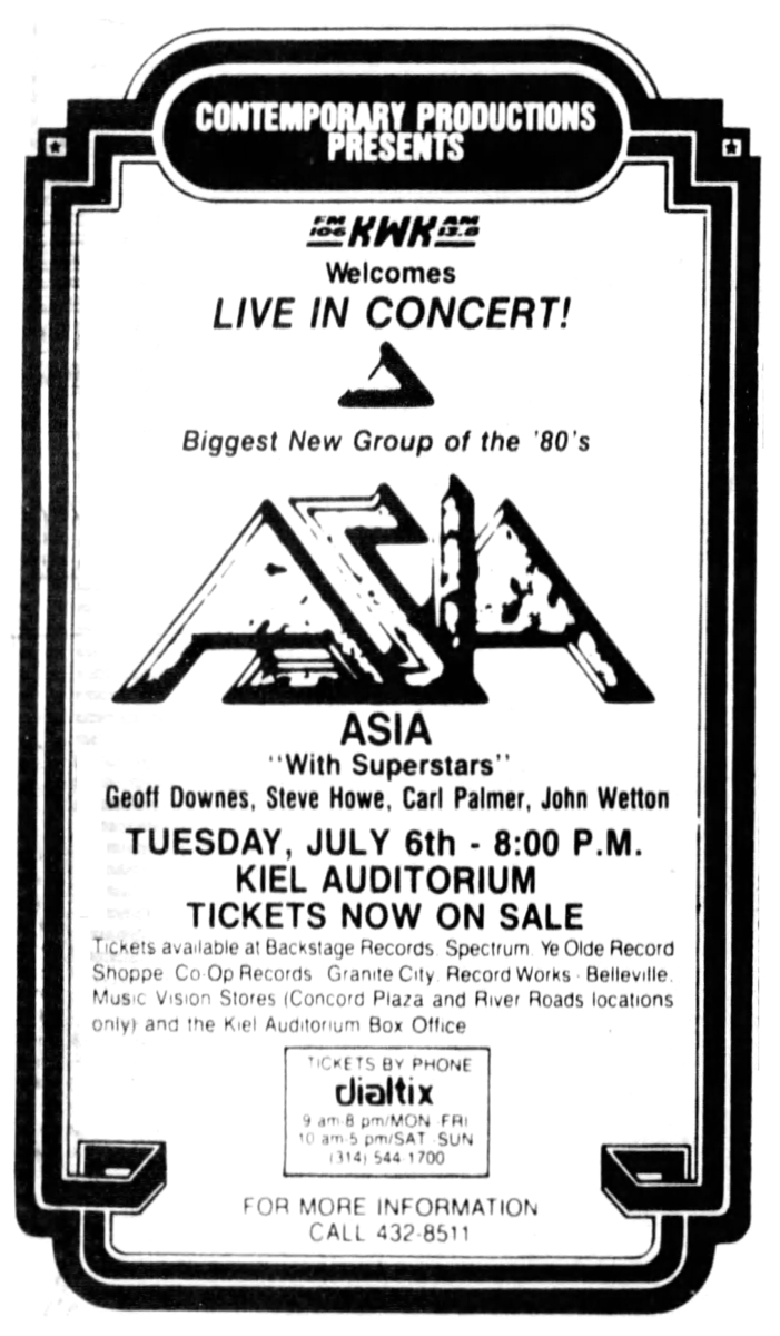 Asia Concert Tour 2025 Frank Kerr
