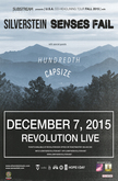 Silverstein / Senses Fail / Hundredth / Capsize on Dec 7, 2015 [616-small]