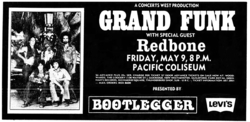 Grand Funk Railroad / Redbone on May 9, 1975 [989-small]