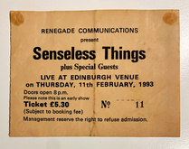 Senseless Things / Mambo Taxi on Feb 11, 1993 [160-small]