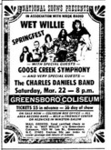 Wet Willie / Charlie Daniels / Goose Creek Symphony on Mar 22, 1975 [454-small]