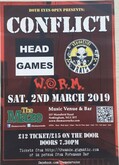 Conflict / Head Games / Radioactive Rats / W.O.R.M on Mar 2, 2019 [722-small]