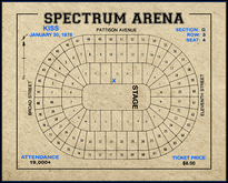 KISS @ The Spectrum in Philadelphia
January 30, 1978
Seating Chart, tags: KISS, Philadelphia, Pennsylvania, United States, The Spectrum - KISS / The Rockets on Jan 30, 1978 [772-small]