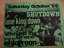 Shutdown / One King Down / Saved By Grace on Oct 14, 2000 [842-small]