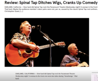 Wired Magazine Show Review, Spın̈al Tap / Unwigged / UnplUgged / The Folksmen / Harry Shearer / Christopher Guest / Michael McKean on Apr 22, 2009 [892-small]
