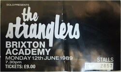 tags: Ticket - The Stranglers / Pierce Turner on Jun 12, 1989 [893-small]