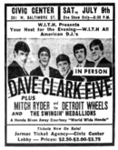 Dave Clark Five / Mitch Ryder & The Detroit Wheels / The Swingin' Medallions on Jul 9, 1966 [930-small]