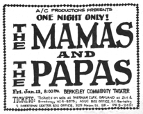 The Mamas & the Papas on Jan 13, 1967 [941-small]
