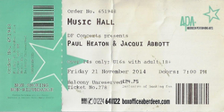 Paul Heaton & Jacqui Abbott / Dai And The Ramblers / Slow Club on Nov 21, 2014 [001-small]